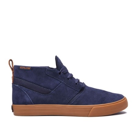 Supra Kensington Marineblå Skatesko Dame [NO-4-J657]